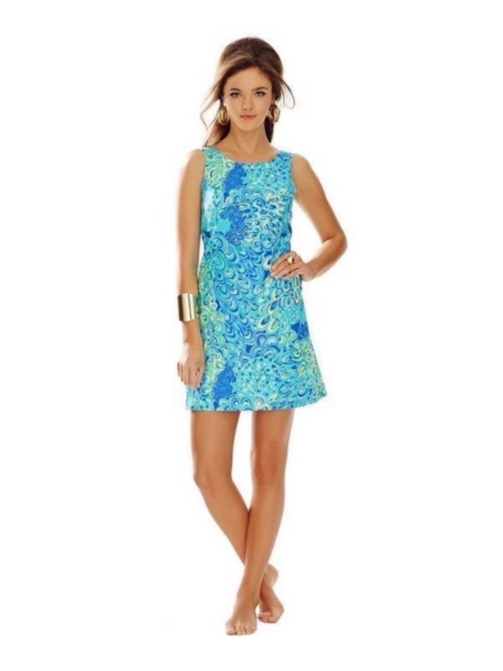 Lilly Pulitzer Cathy Shift Dress Lilly’s Lagoon Size 00